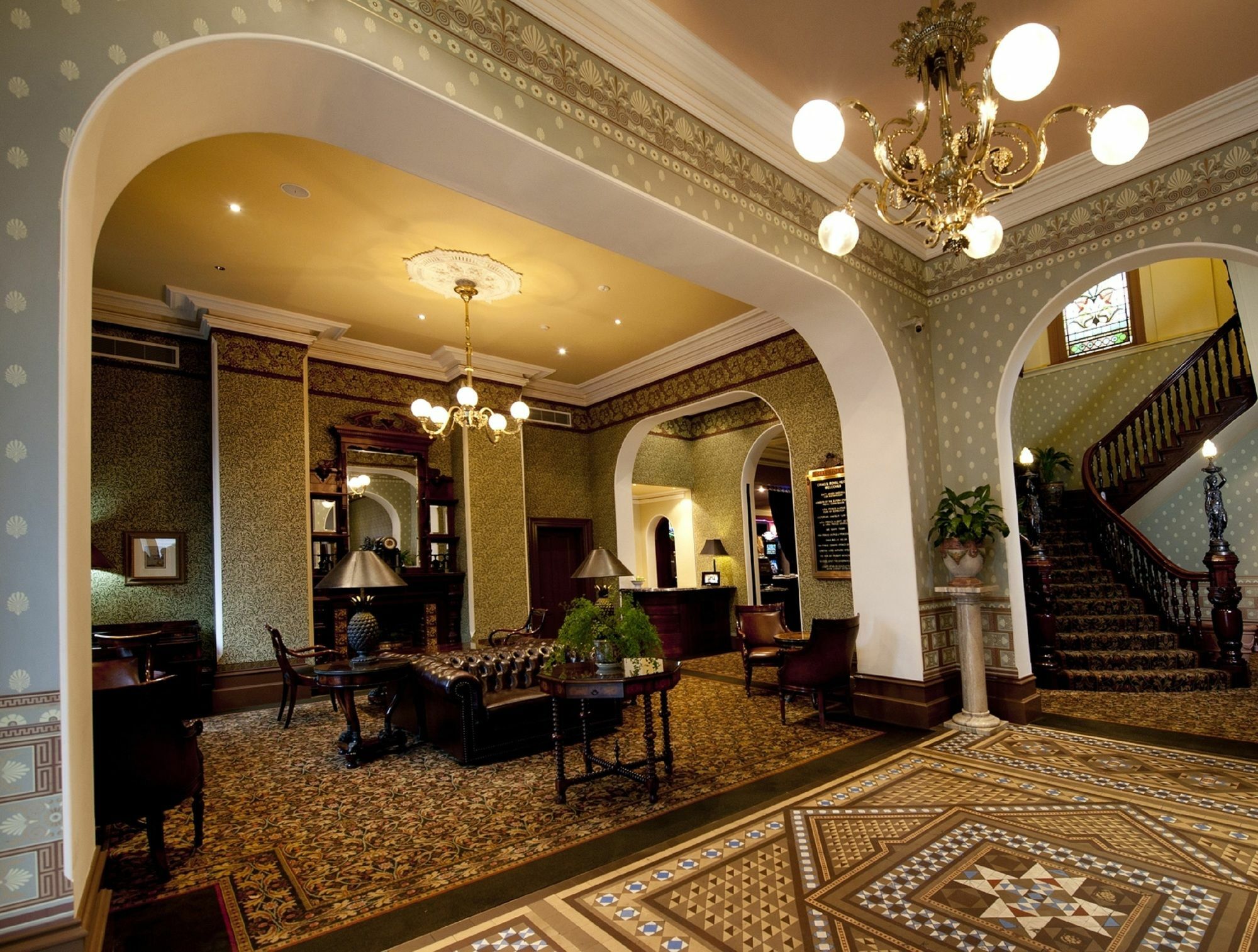 Craig'S Royal Hotel Ballarat Buitenkant foto The lobby of the hotel